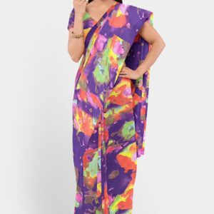 Wetless Georjet Export Quality Saree